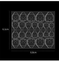 LULAA 10 Hojas De Pegamento Para Uñas Doble Cara Adhesivo Reutilizable Para Uñas Postizas Accesorios De Manicura Herramientas De Uñas - details 11