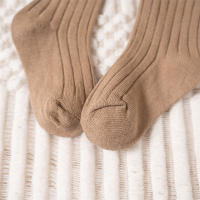 Calcetines Largos Para Bebés Niñas Con Lazo Grande Algodón Suave Para Otoño Invierno Diseño Navideño Juguetón Para Niños De 0 a 8 Años - details 18
