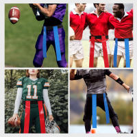 2 Sets De Suministros De Fútbol Y Rugby Para Niños Correa De Bola De Esponja Multifuncional Bandera De Cintura Para Juegos De Fútbol - details 4