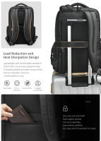 Mochila De Negocios Para Hombre Con Garantía De Vida Impermeable Capacidad Para Portátil De 15.6 Pulgadas Mochila De Viaje Estilo Connect Para Escuela Y Universidad - details 5
