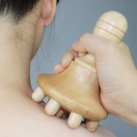 Masajeador De Madera Para Masaje Estático Sueco Con Setas Herramienta De Terapia Para Relajación Muscular Y Drains Límpico Anticelulitis - details 6