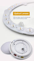 Kit De Tablero De Luz LED Retroiluminado Para Ventilador De Techo 12W 18W 24W 36W Redondo 220V modulo LED Para Iluminación De Techo - details 3