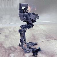 MOC AT-ST Walker Modelo De Máquina De Bloques Para Regalo De Navidad O Cumpleaños Material De Plástico Tamaño Pequeño Compatible Con Lego - details 2