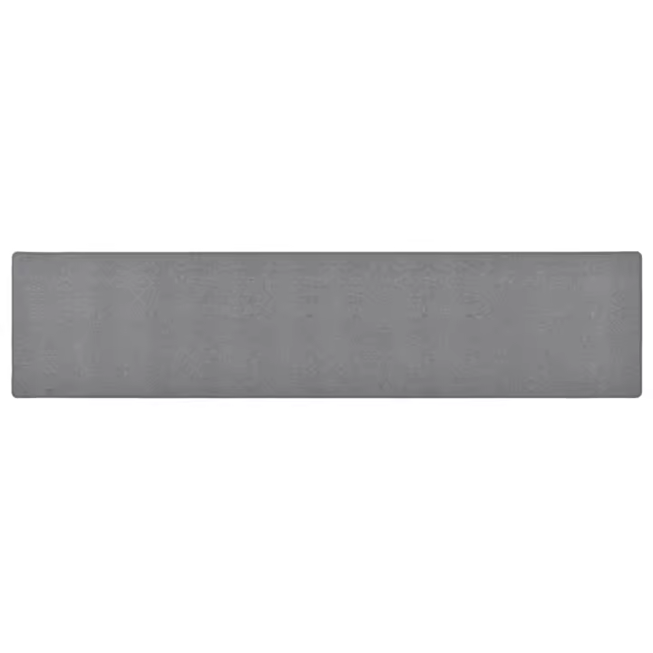 vidaXL Alfombra de pasillo 50x250 cm Color Antracita,  Gris oscuro,  Gris claro y mas Alfombras de área  Alfombra de Piso para Sala de Estar Dormitorio Habitación Salón - 1