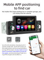 Juego De Luces LED Para Coche BQCC 1 Din 5" Reproductor De Multimedia Con Android Auto BT RDS Radio Mirrorlink 7 Colores USB Duplo Carga Rápida - details 4