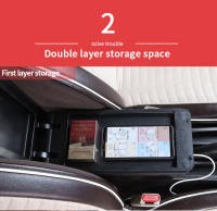 Consola Central Con Reposabrazos Para Kia Soul 2006-2017 Cubierta De Cuero Interior Del Coche USB Piezas De Automóvil - details 6