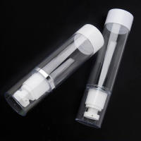 Botella De Seringa De Vaciado Aireless Para Cosméticos 15ml 30ml 50ml Recargable Viajera Transparente Contenedor De Loción Crema Serum - details 4