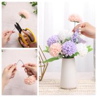 25pcs Flores Artificiales De Dalia Rosa Blush Con Tallos Para Boda DIY Centros De Mesa De Baile De Novia Decoración Del Hogar - details 11