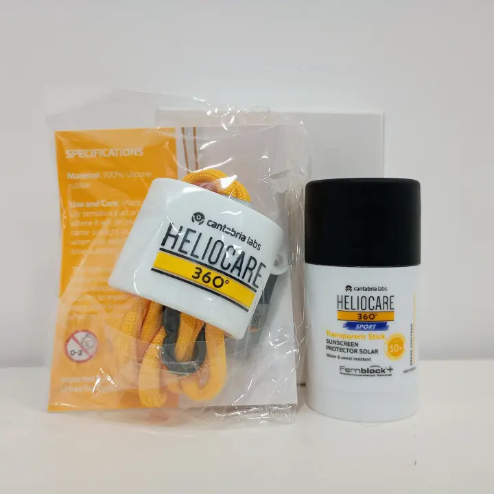 Heliocare 360º Sport Transparent Stick Spf 50+.- Fotoprotector Facial Formato Stick Para Deportistas, Fácil De Aplicar, Para Todo Tipo De Pieles, Sin Color, 25 Gramos - 1
