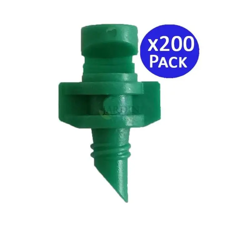 Suinga Pack 200 Microaspersor de Riego 180º Alcance 1.5m Caudal 60-100l/h - 1