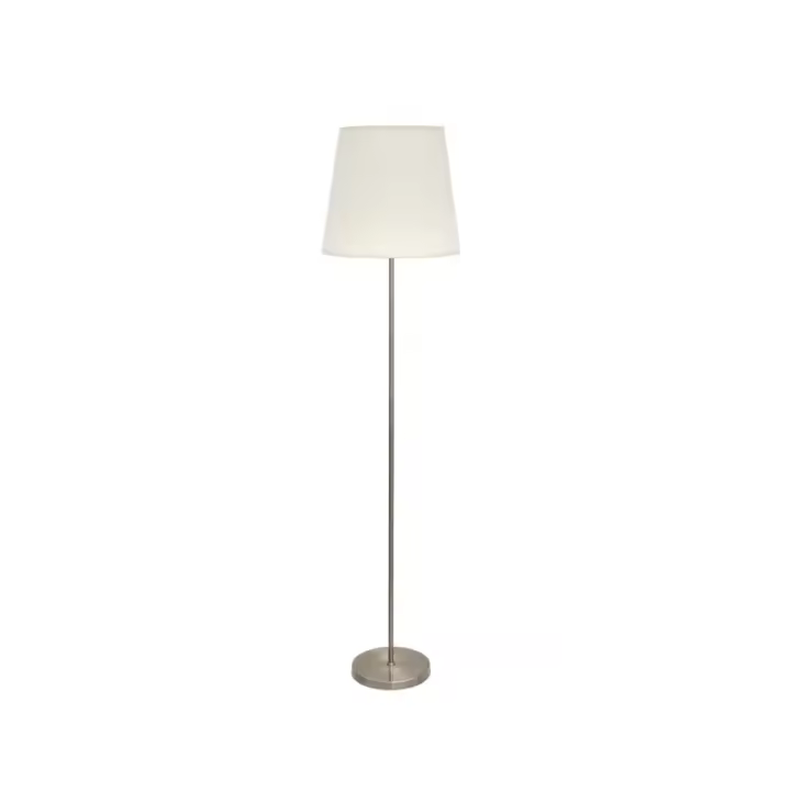 Fabrilamp - Pie Salon Maldivas 1xe27 Cuero/sancho 175x40x40 Cm - 1