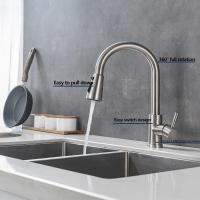 Grifo de Cocina con Ducha Extraíble de Acero Inoxidable Resistente - details 5