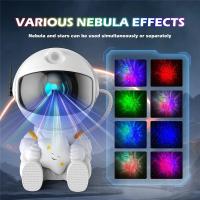 Proyector De Estrellas Y Astronauta Galaxy LED Luz Nocturna Decorativa Para Habitación Regalo Para Niños Lámpara De Decoración Del Piso - details 1