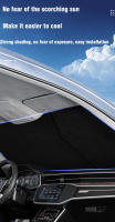 Parasol De Sol Para Coche 70x140cm Doble Capa De Protección Solar Y Aislante Para Interior Plegable Para Ventanas Y Parabrisas - details 0