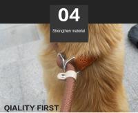 Correa Para Perros De Tela Tejida a Mano De Alta Resistencia Con Anillo Ajustable Correa De Entrenamiento Para Perros Medianos Y Grandes - details 6