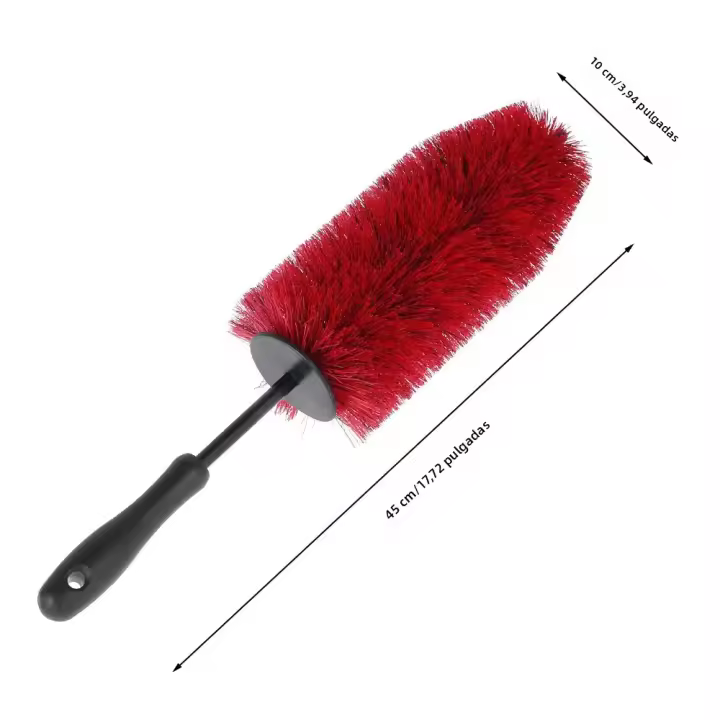 Cepillo De Limpieza Para Rines De Coche Multifuncional 45cm Suave Y No Abraza Material De Nylon Y Plástico Para Cuidado Y Detalle Automotriz - 1