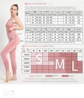NR HERMANO ESPAÑOL Conjunto de Moda para Mujeres Melocotón Cadera 2 Piezas Sin Costuras Pantalones de Yoga a Lunares - details 0