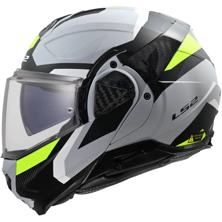 Casco modular LS2 FF910 Advant II Triple - Matt Light Amarillo - 1