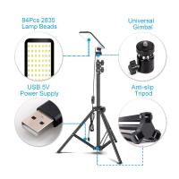 Lámpara De Trabajo LED Portátil Para Exteriores Con Trípode USB Luz De Camping Collapsible Spotlight SMD Telescópico Para Picnics En El Exterior - details 7