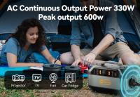 Flashfish P56 Estación de energía portátil, generador solar con batería de 288,6 Wh/78 000 mAh, salida de CA de 330 W, salida máxima de 600 W, 9 salidas, para el hogar, cortes de energía, viajes, campamentos y viajes largos por carretera - details 5