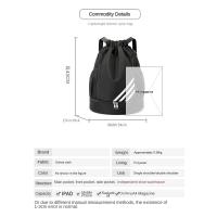 Mochila para Baloncesto y Deportes - Nylon y Tela Oxford, Compartimento Especial de Zapatos, Bolsillo Lateral para Botella, Placa de Respaldo Ergonómico - details 1