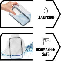 Juego De Contenedores De Alimentos Para Cocina 10 Piezas 840ML Seguros Para Microondas Y Lavavajillas BPA FREE Con 10 Pegatinas Y Marcador - details 5