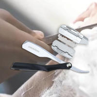 Cuchilla De Afeitar Dural Edge Spring Design Antideslizante Para Peluquería Eliminación De Vello En Cuerpo Cara Axilas Y Cejas - details 3