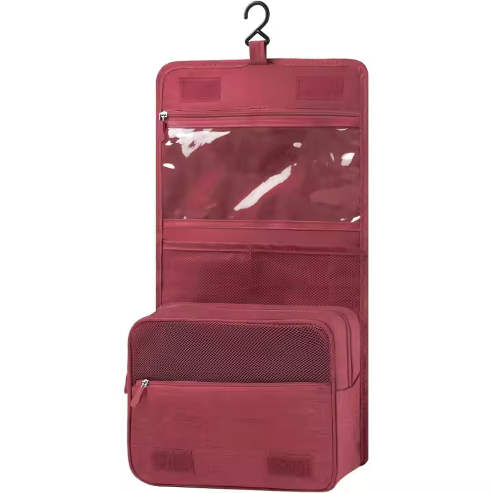 Neceser de viaje, neceser impermeable de gran capacidad, neceser de viaje para hombre y mujer - 1