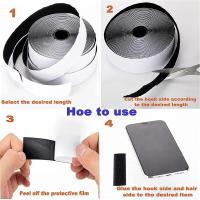 Cinta Adhesiva De Velcro Con Fuerte Adhesivo 25M/Roll Para DIY Artesanía Nylon Fabric Hook Loop Strips Cinta Mágica Pegajosa - details 5