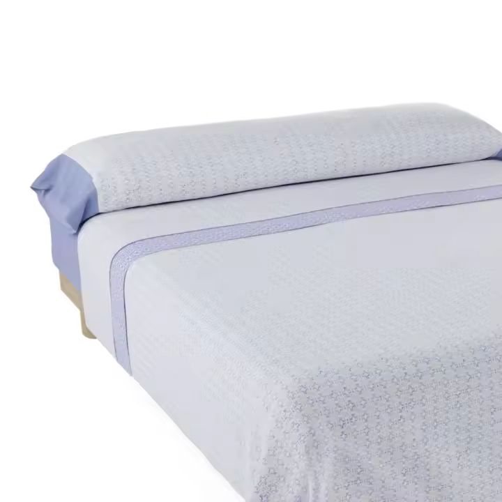 Nalui Juego de Sábanas Flores  Tejido Polycotton, Lavable a 30º y Fácil Planchado - 1