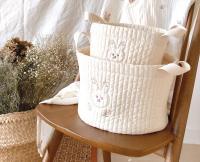 Bolsa De Diaper Para Bebé INS Con Bordado De Oso Hermoso Organizador De Almacenamiento Para Pañales Juguetes Mami Nueva - details 7