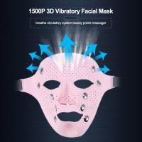 Masajeador De Belleza Eléctrico Antienvejecimiento Máscara Facial SPA 3D Silicona Para Rejuvenecimiento De La Piel Tamaño 29*19cm USB Recargable - details 8
