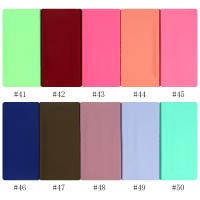 Nueva Elegante Bufanda De Mujer 2023 Modesta En Chiffón Sólido Tamaño Grande Abrazadora Para Cabeza Y Cuello Protección Solar Estilo Fashion - details 7