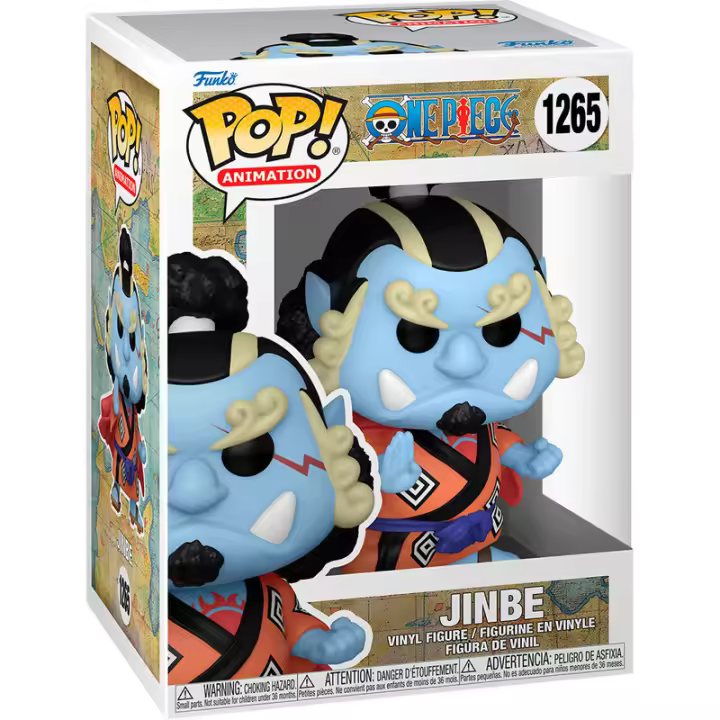Figura Pop One Piece Jinbe-Figura de Vinilo Coleccionable - Idea de Regalo- Mercancia Oficial - Juguetes para Niños y Adultos - Movies Fans - Muñeco para Coleccionistas y Exposición - 1