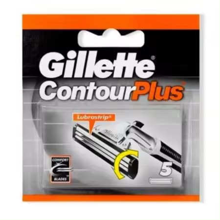Gillette | Contour Plus, Recambios, 5 Unidades - 1