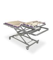 Cama Articulada Eléctrica con Carro Elevador | 4 Planos, Barandillas y Ruedas | Incluye Colchón Sanitario Visco | Grupo Mamapla - details 8