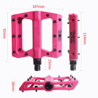 Pedales De Bicicleta De Montaña RACEWORK Plana De Nylon Resistentes a La Abrasión Y Resistencia Ultraligeros 9/16" Para Mountain Bikes Y Road Bicycles - details 3