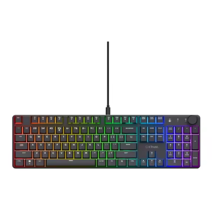 Trust GXT 866 TORIX teclado USB QWERTY Internacional de EE.UU. Negro - 1