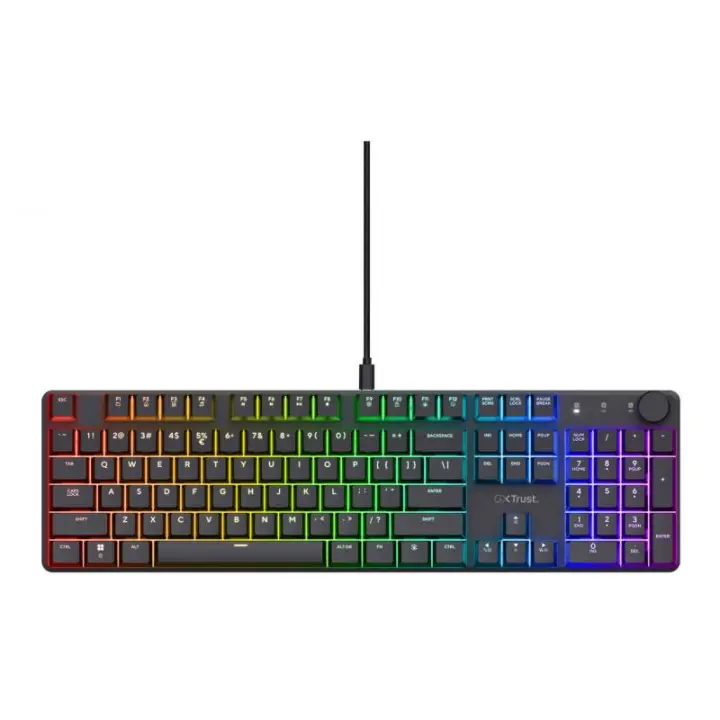 Trust GXT 866 TORIX teclado USB QWERTY Internacional de EE.UU. Negro - 1