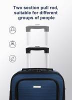 S7 STAR LG61395-LG61399 Juego 3 Piezas Maletas Blandas Ampliable , Set Maletas Telas Ligeras de Viaje, Cabina Trolley Extensible con 4 Ruedas Dobles Giratorias 360, Equipaje Expandible Asa Telescópica Gran Capacidad - details 0