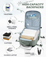 Mochila De Viaje Impermeable Para Mujer Con Compartment Para Notebook Mochila Casual Para Hombres Y Niños Bagaje De Cabina Para Avión - details 3