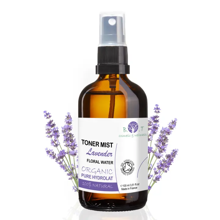 Hidrolato de Lavanda Orgánico  | Agua Floral Pura | Tónico Facial/Capilar | Mist Natural Relajante  -  B.O.T Cosmetic & Wellness - 1
