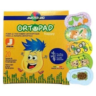 Ortopad Skin Junior Augenpflaster – 20 Stück, Hypoallergen, Für Kinder