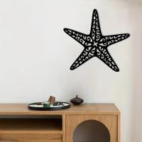 Arte De Pared De Metal En Forma De Estrella De Mar Costera Para Decoración De Interiores Arte De Pared Para Hogar - details 0