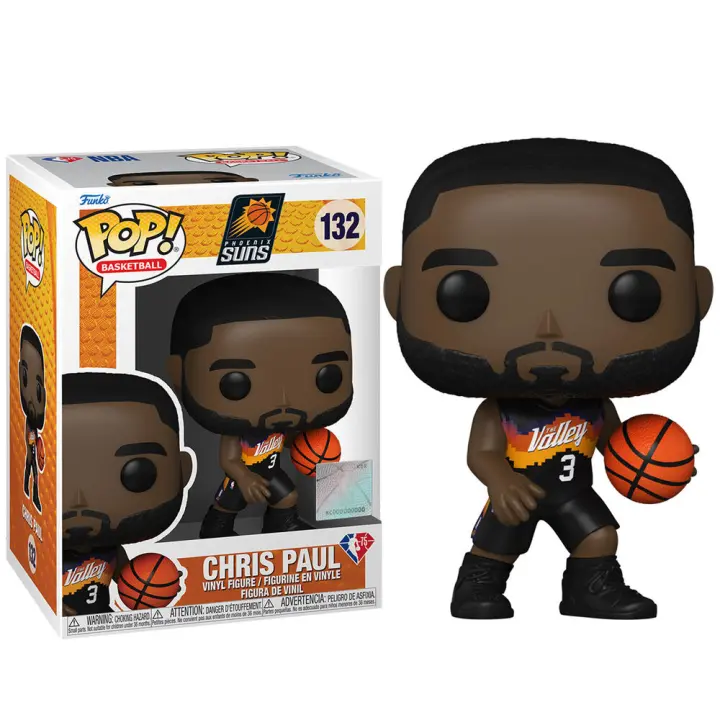 Figura Funko Pop Nba Chris Paul City Edition 2021-Figura de Vinilo Coleccionable - Idea de Regalo- Mercancia Oficial - Juguetes para Niños y Adultos - Movies Fans - Muñeco para Coleccionistas y Exposición - 1