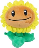 Peluche de girasol de simulación de 20 cm, almohada de girasol, muñeco de peluche con forma de planta, regalo de cumpleaños para niños - details 1