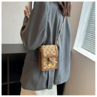 Bolso Cruzado Mini Vertical Para Mujer Estilo Retro Textura Premium Bolso De Hombro Para Niñas Bolsa Para Teléfono Móvil - details 3