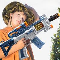 Pistola LED AK47 Inalámbrica Con Efecto De Sonido Y Movimiento Para Juegos De Rol Policiales Regalo De Cumpleaños Para Niños Material Plástico ABS - details 5