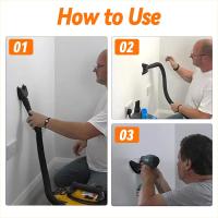 Coleccionador De Polvo Eléctrico Universal 8lbs Herramienta De Carpintería Dispositivo Antipolvo Sin Manos Para Taladro - details 1