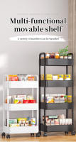 Carrito De Almacenamiento Plástico De 3 Capas Con Apoyabrazos 1 PC Organizador Espacioso Para Multicamaras Terminación Mate - details 0